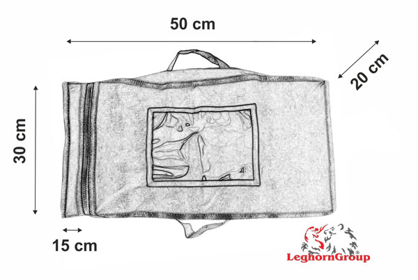 Genți securizate Sevilla cu deschidere laterală pentru containere dreptunghiulare