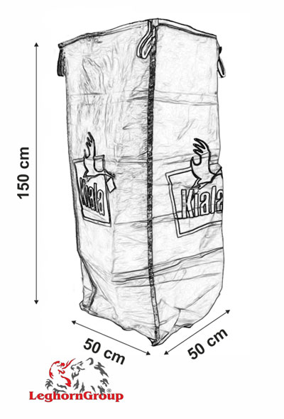 Sacii poștali și de curierat reutilizabili Urbino - desen tehnic
